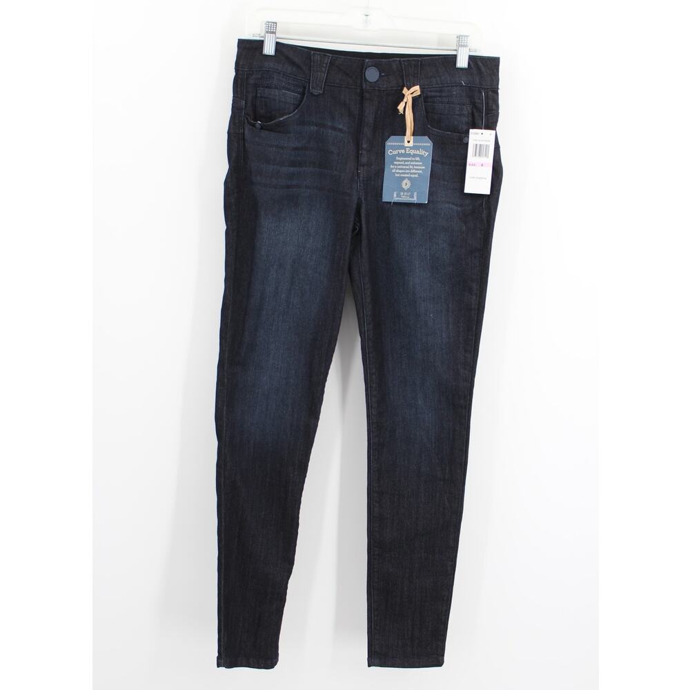 Democracy Ab Solution Booty Lift Jeggings size 8 Indigo Dark Blue NEW